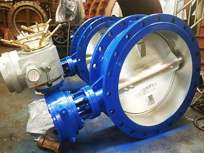 青島某RTO設備公司-不銹鋼三偏心蝶閥